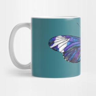 Heliconius sapho butterfly watercolor Mug